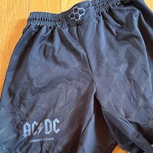AC/DC Thunderstruck Black Athletic Shorts